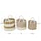 Brown Seagrass Bohemian Storage Baskets, 3ct.
